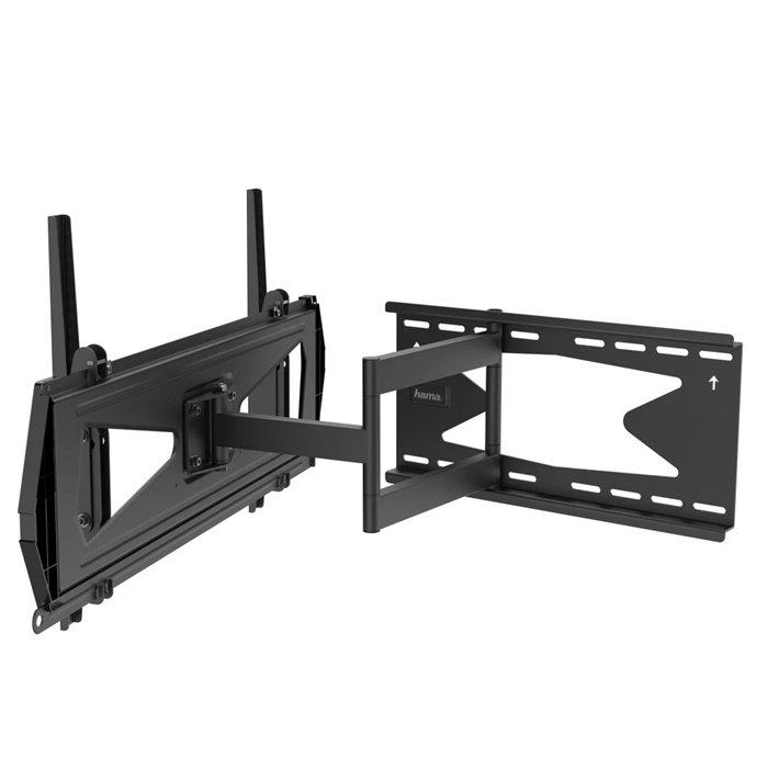 حامل جداري كامل الحركة لتلفزيون بحجم 37 إلى 80 بوصة من هاما, 118075 – أسود