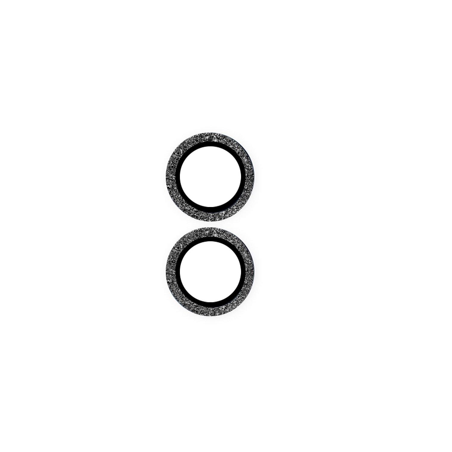 EQ Metal Camera Lens Protector For iPhone 16 and 16 Plus - Black