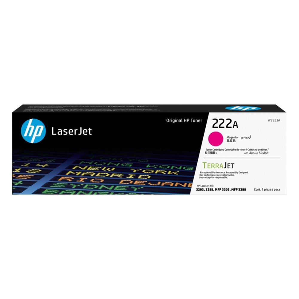 Buy Hp 222a original laserjet toner cartridge, w2223a- magenta in Kuwait