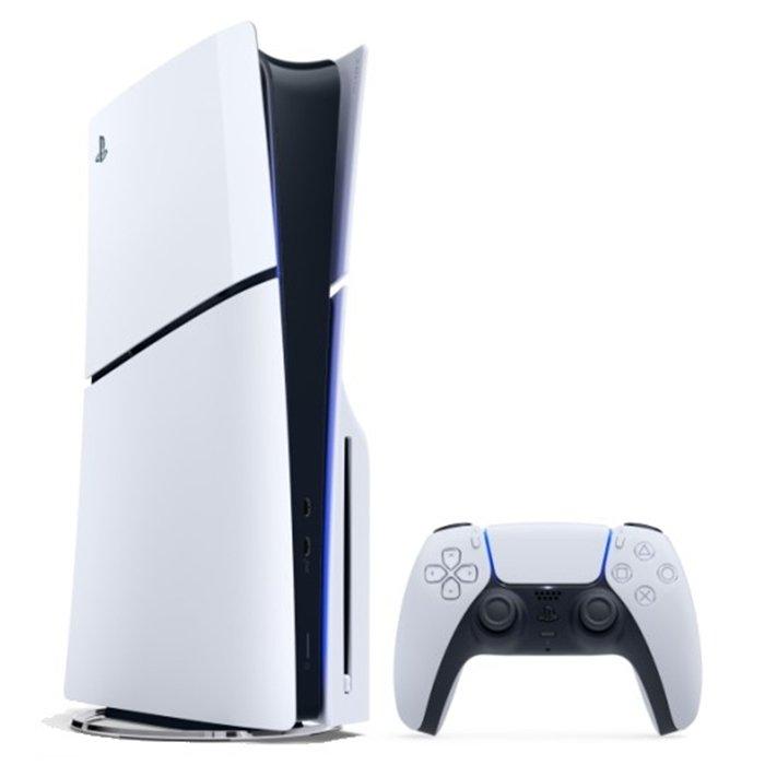 Sony PlayStation 5 Bundle of White Slim Disc Console + Ratchet & Clank: Rift Apart Game