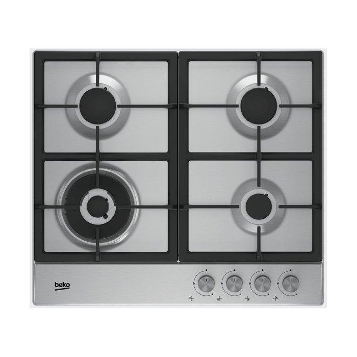 Beko 60cm Built In Gas Oven + 60cm Under-Cabinet Cooker Hood + 60CM Built-In 4 Hob
