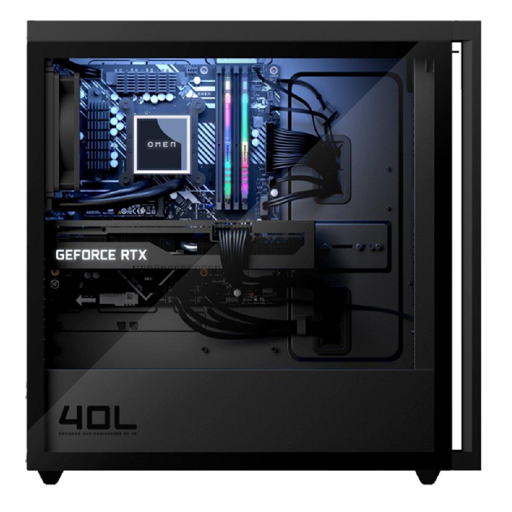 HP OMEN 40L, Intel Core i7, 32GB RAM, 1 TB SSD, Nvidia Geforce RTX 4070Ti Super , Windows 11 Home Gaming Desktop,  GT21-2003ne - Black