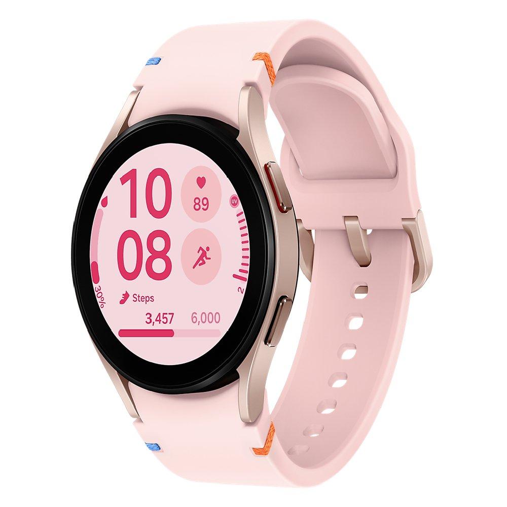 SAMSUNG Galaxy Watch FE, 40mm, Bluetooth, Silicon Strap SM-R861NIDAMEA – Pink Gold