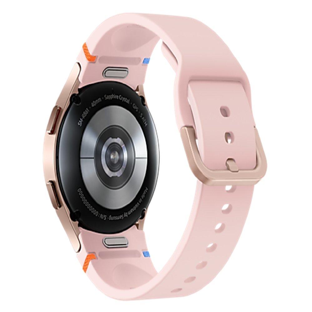 SAMSUNG Galaxy Watch FE, 40mm, Bluetooth, Silicon Strap SM-R861NIDAMEA – Pink Gold