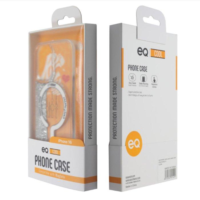 EQ Liquid Sand iPhone 16 Case - Clear