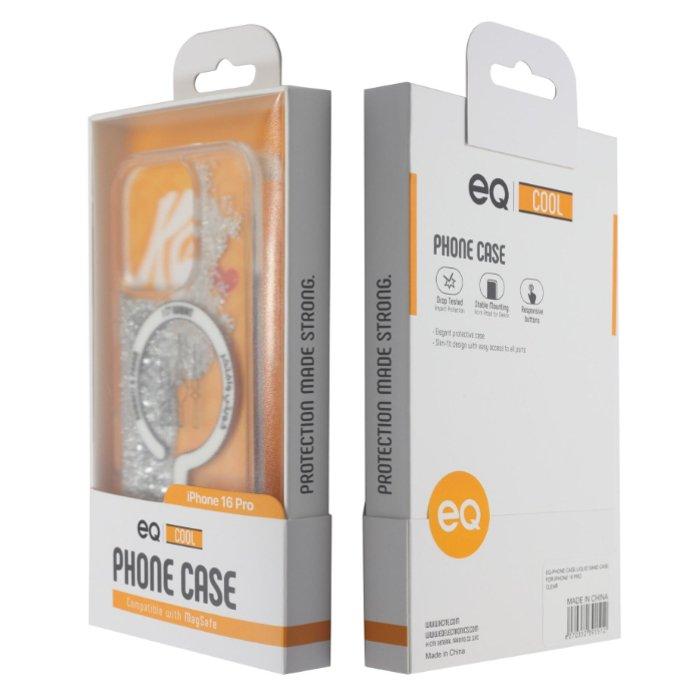 EQ Liquid Sand iPhone 16 Pro Case - Clear