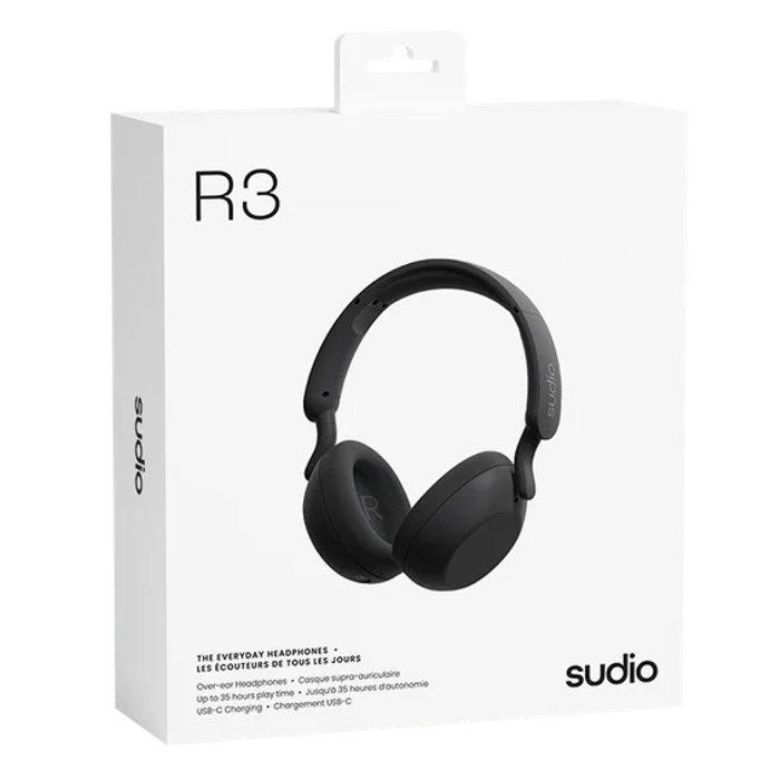 Sudio Headphones R3 Bluetooth 5.4 Wireless Connection - Black