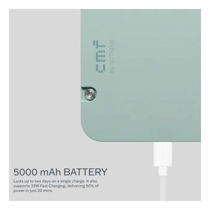 CMF By Nothing Phone 1 5G – 8GB RAM + 128GB – Nero – Sbloccato Global – Nuovo - Foto 2