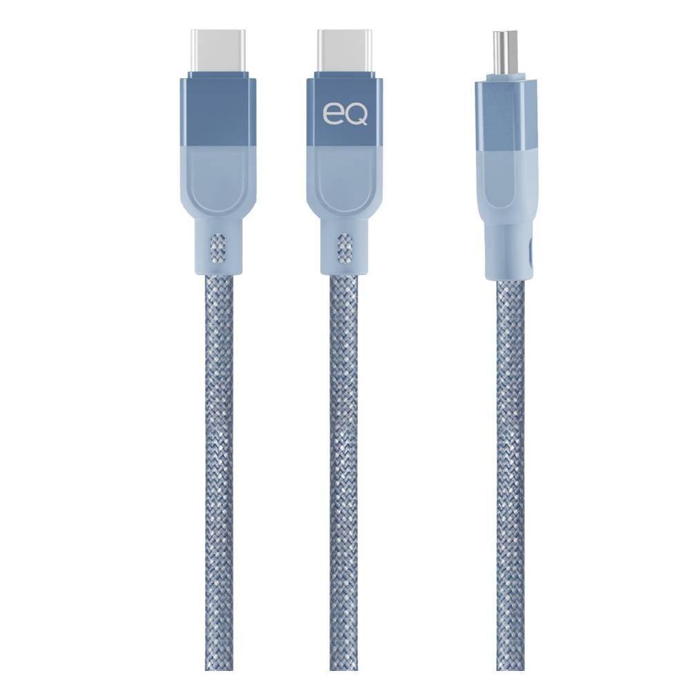 EQ USB-C to USB-C Cable,100W, 2m, A23CC10020 - Blue