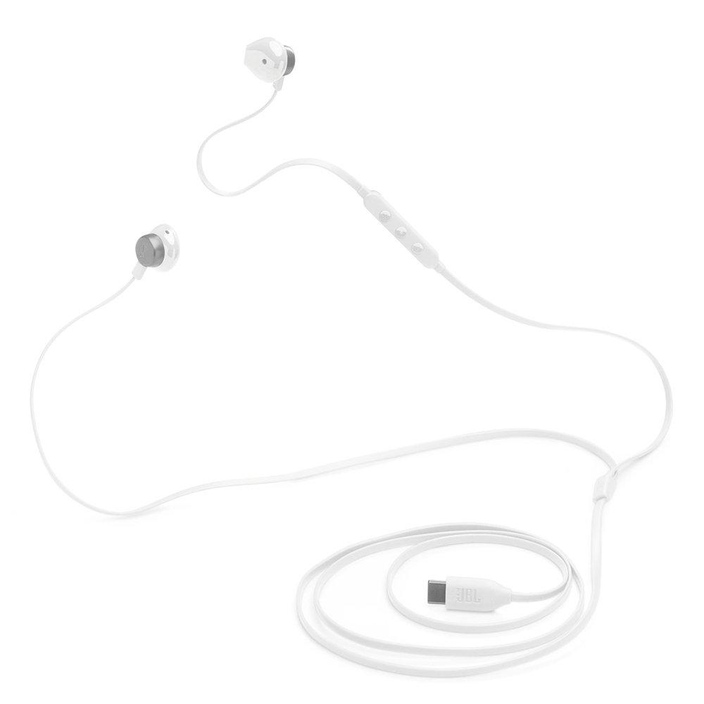 JBL Tune 305 USB-C Wired In-Ear Earphones, JBLT305CWHT – White