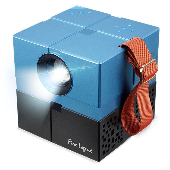 جهاز عرض أيسر أوبن اتش دي ليد بدقة 720 بكسل، QH12a – أزرق