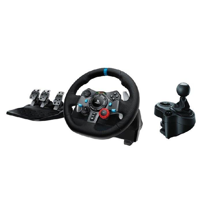 Logitech G29 Driving Force Racing Wheel & Pedals + G Driving Force Shifter - Black