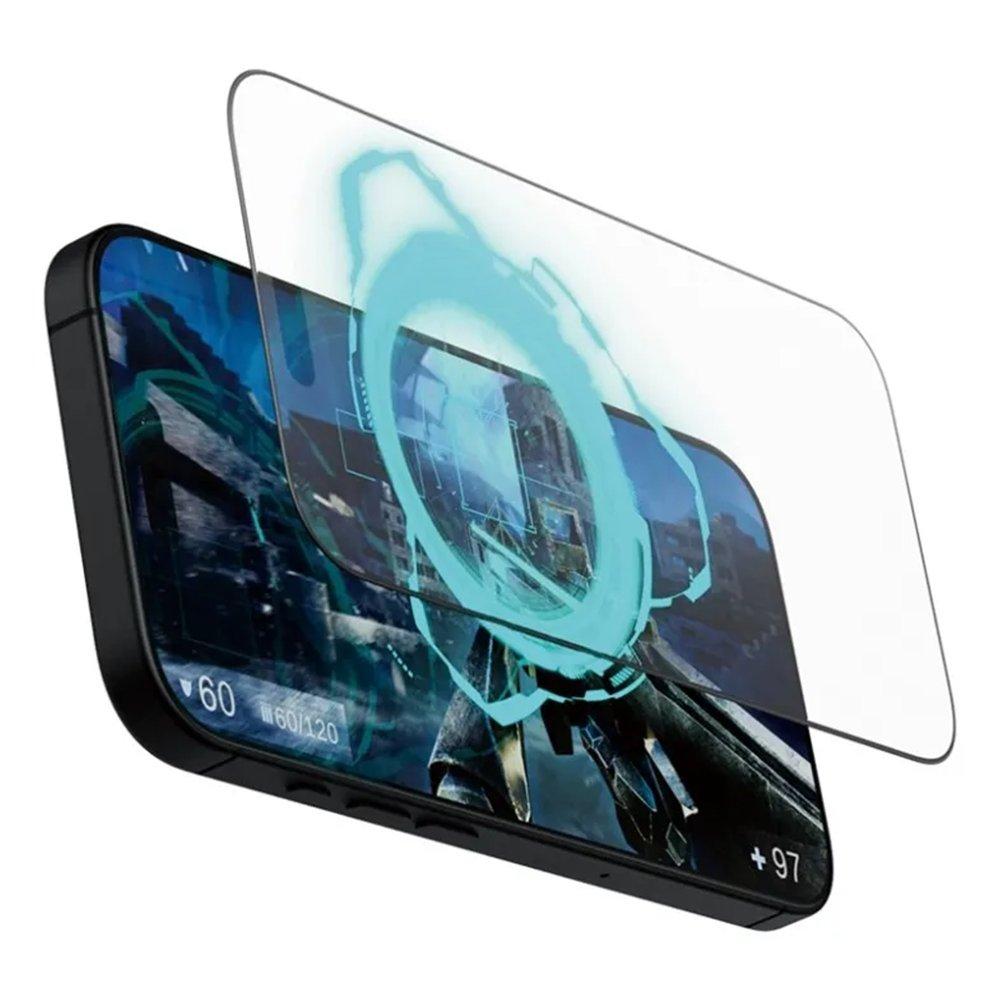 شاشة حماية بي جي ألعاب لجهاز ايفون 16 برو من بانزر، مقاس 6.3 بوصة، 2858