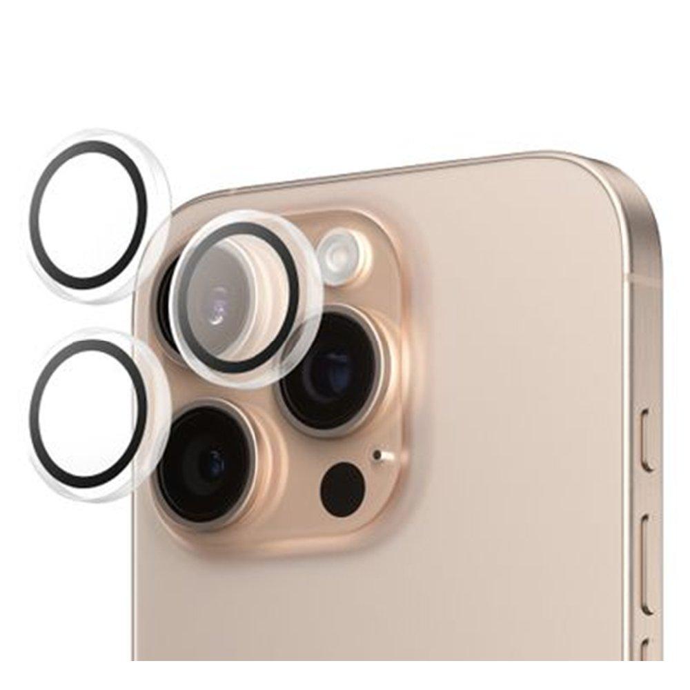 PanzerGlass PG Hoops Camera Lens for iPhone 16 pro & 16 pro max, 6.1/6.7-inch, 1286 - Clear