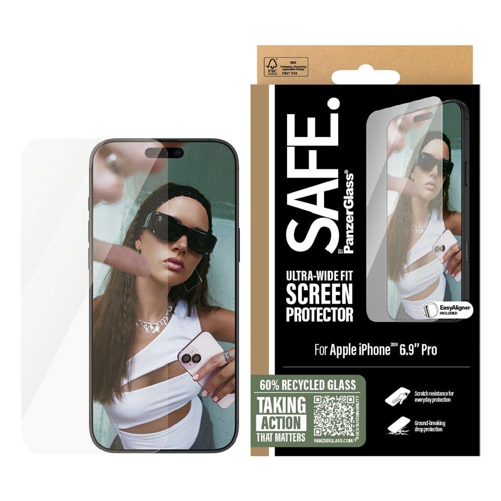 Buy Panzerglass safe by pg screenn iphone 16 pro max, 6. 9-inch, safe95878 - clear in Kuwait