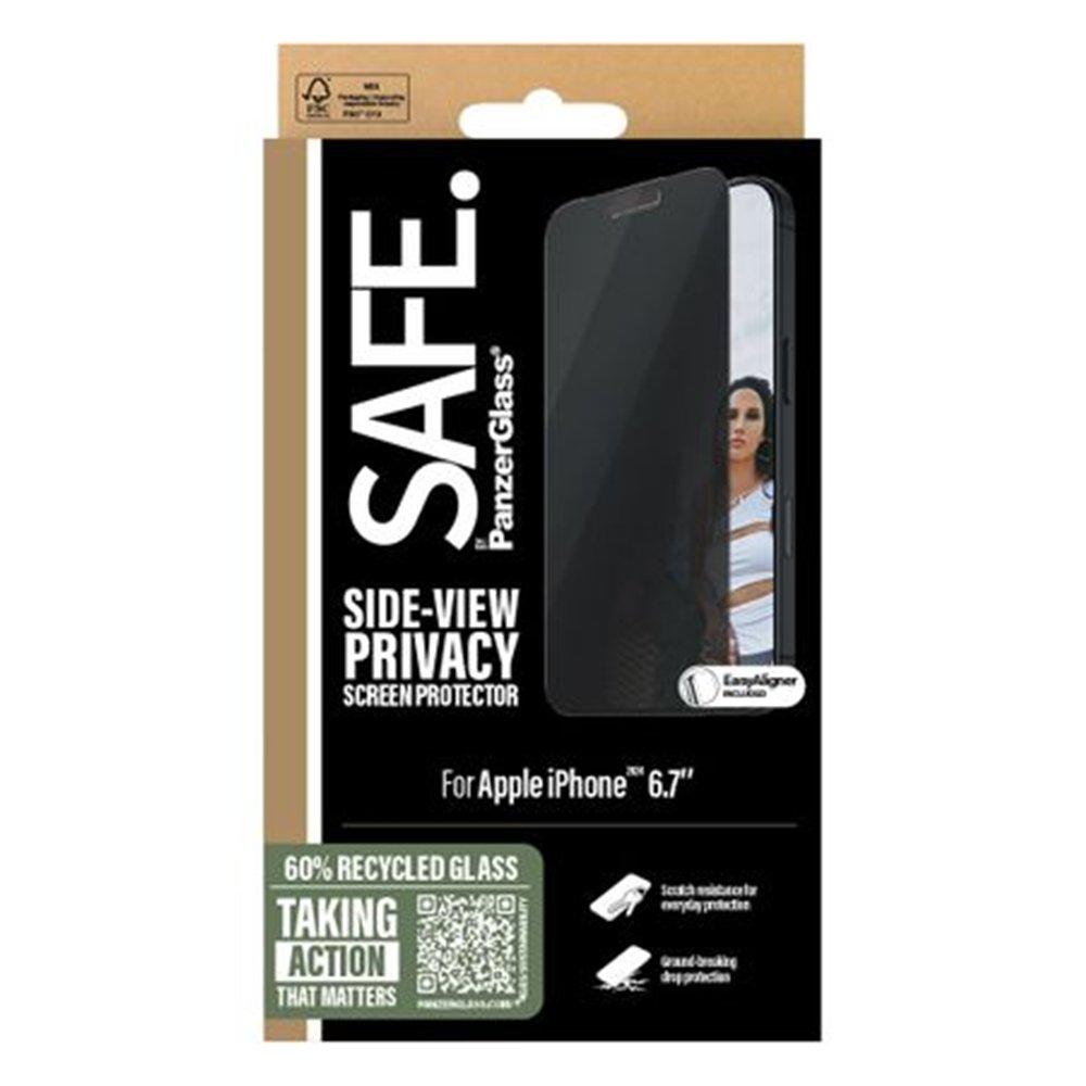 شاشة حماية الخصوصية الآمنة بي جي من بانزر لجهاز ايفون 16 برو ماكس، مقاس 6.9 بوصة، SAFEP95878