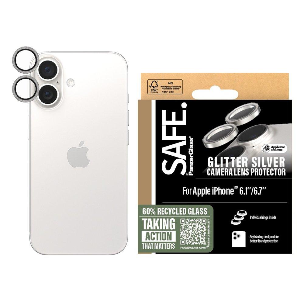 Buy Panzerglass safe by pg camera glitter for iphone 16 & plus, 6. 1/6. 7", safe95... in Kuwait