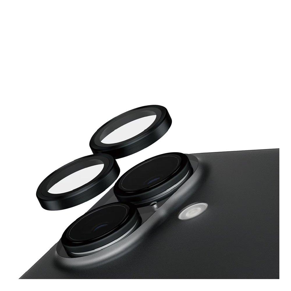 عدسة حماية لكاميرة سيف هوبس لهاتف ايفون 16 و16 بلس من بانزر، مقاس 6.1/6.7 بوصة، SAFE95890- أسود 