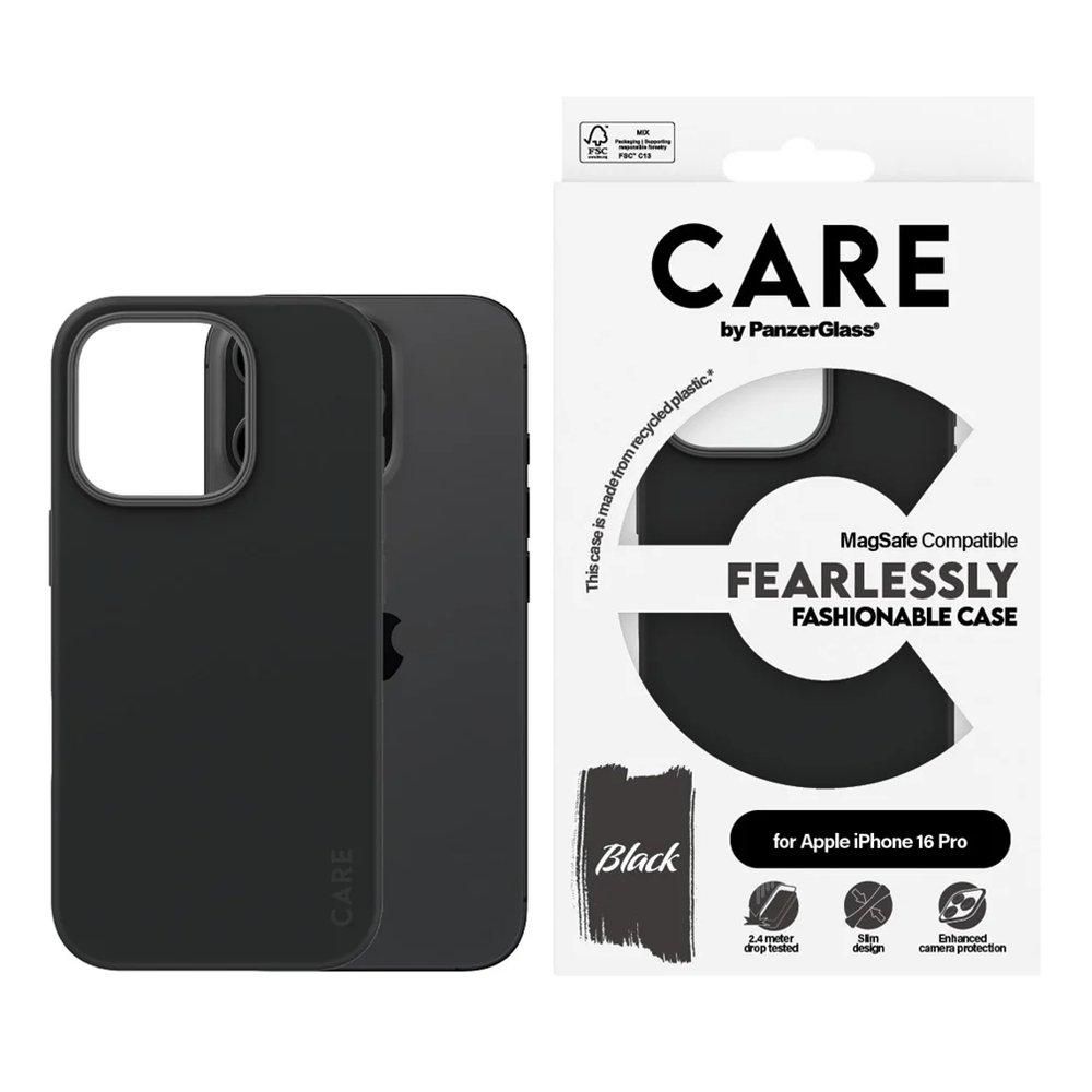 PanzerGlass MagSafe Case for iPhone 16 Pro, 1378 – Black