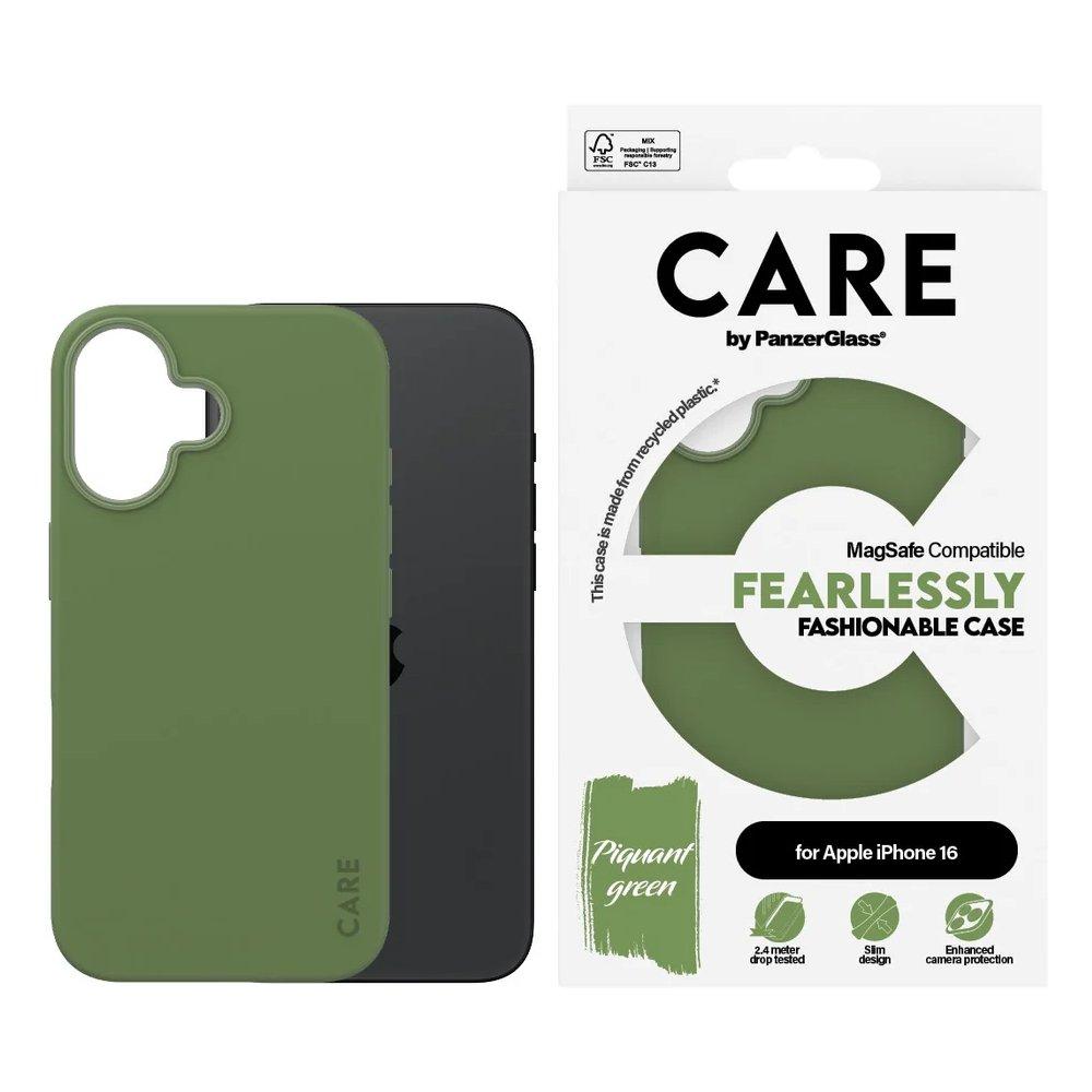 Panzer Care Magsafe Case For iPhone 16, 1385- Green 