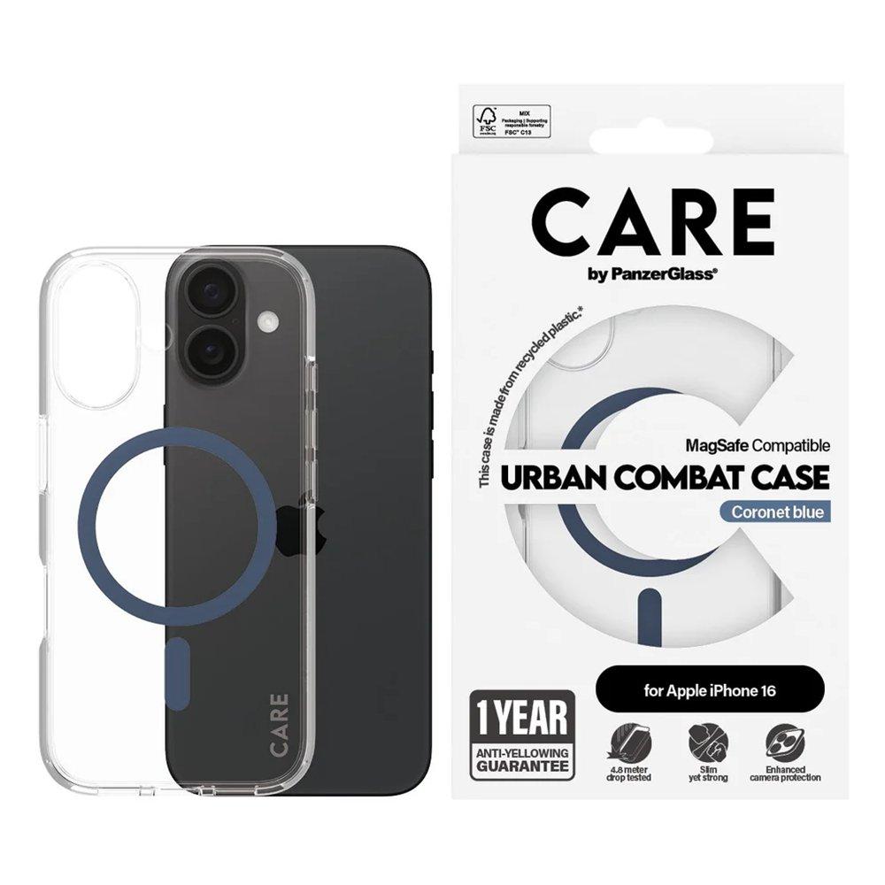 Panzer Care MagSafe Case for iPhone 16, 1365 – Blue 