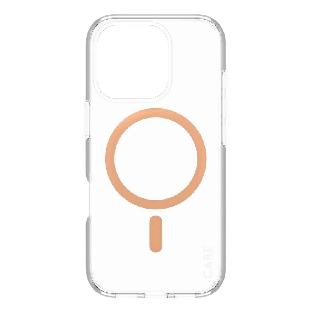 Panzer Care Peachy Magsafe Case For iPhone 16 Pro, 1374- Clear