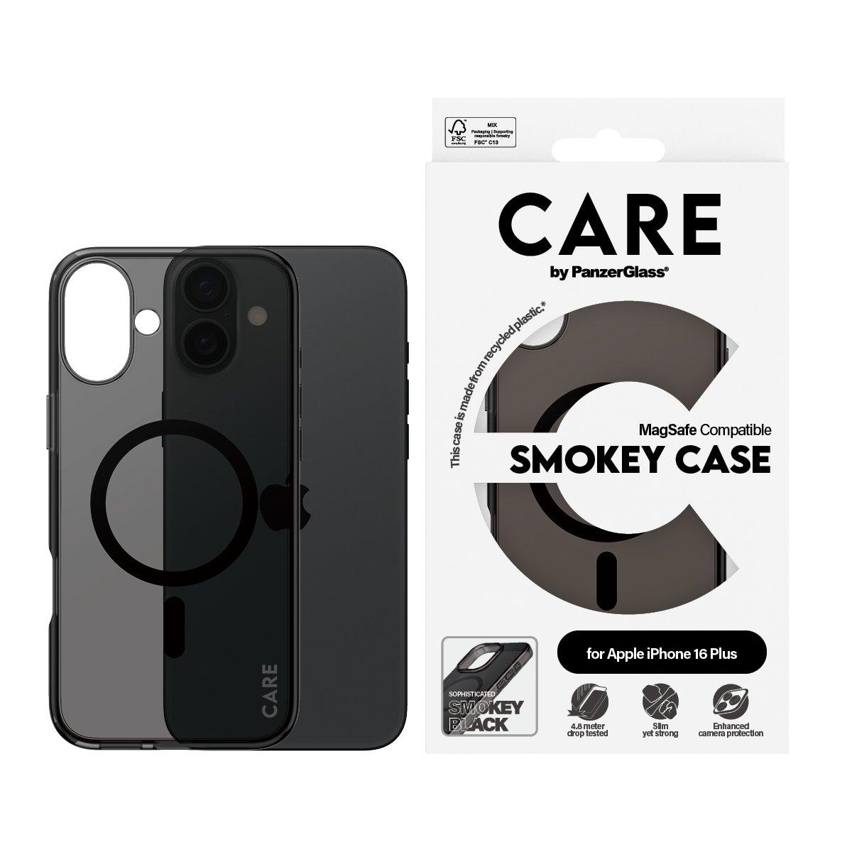 Panzer Magsafe Smokey Case For iPhone 16 Plus