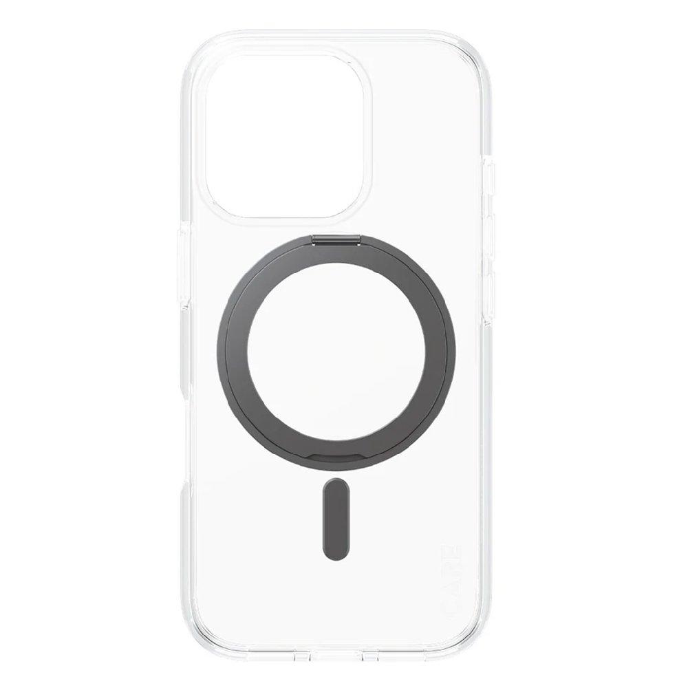 Panzer Magsafe KickStand Case For iPhone 16 pro, 1322 - Black