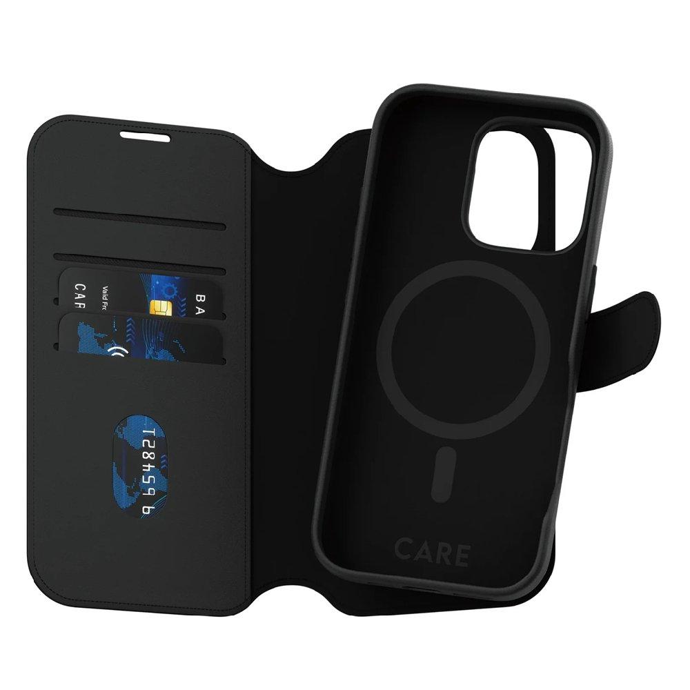 Buy Panzerglass case tango two-in-one wallet magsafe iphone 16 pro, 1330 – black in Kuwait