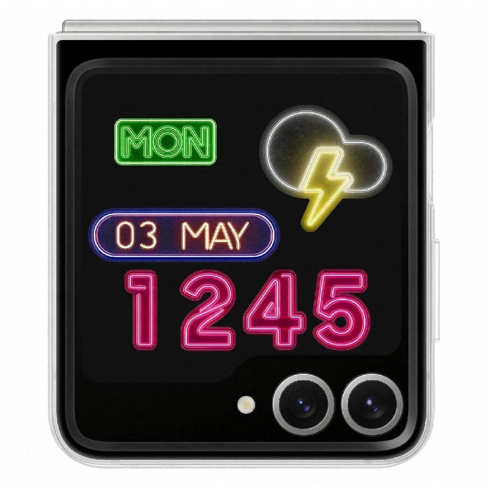 غطاء حماية فليب سوت  لجهاز جالكسي زيد فليب 6 من سامسونج،EF-ZF741CWEGWW - شفاف