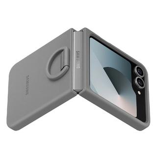 Buy Samsung galaxy z flip 6 phone case with ring, ef-pf741tjegww - gray in Kuwait