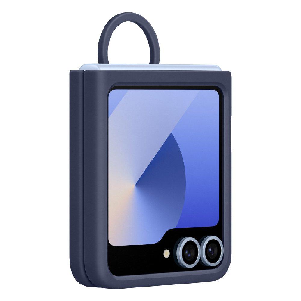 Samsung Galaxy Z Flip 6 Phone Case with Ring, EF-PF741TNEGWW - Blue