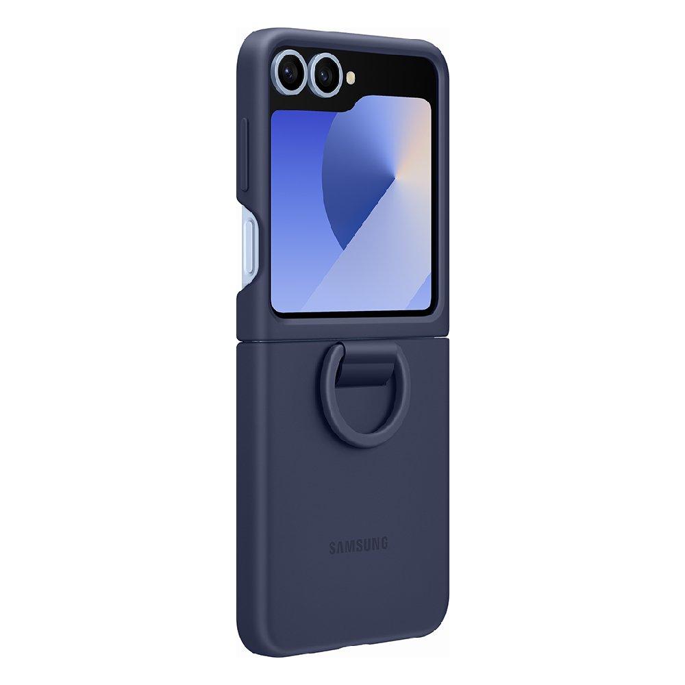 Samsung Galaxy Z Flip 6 Phone Case with Ring, EF-PF741TNEGWW - Blue