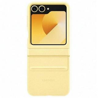 Buy Samsung galaxy z flip6 leather case, ef-vf741pyegww - yellow in Kuwait