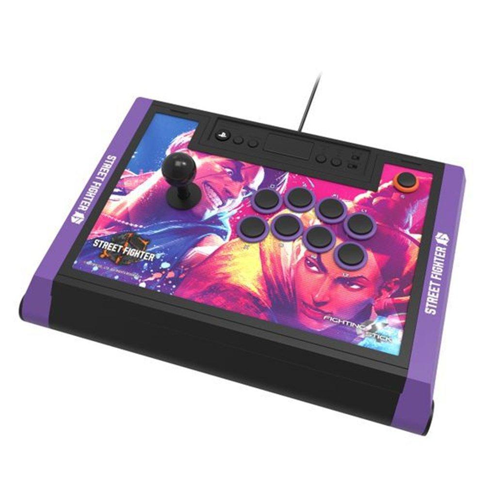 Buy Hori playstation 5 fighting stick alpha, 63241 - black & purple in Kuwait