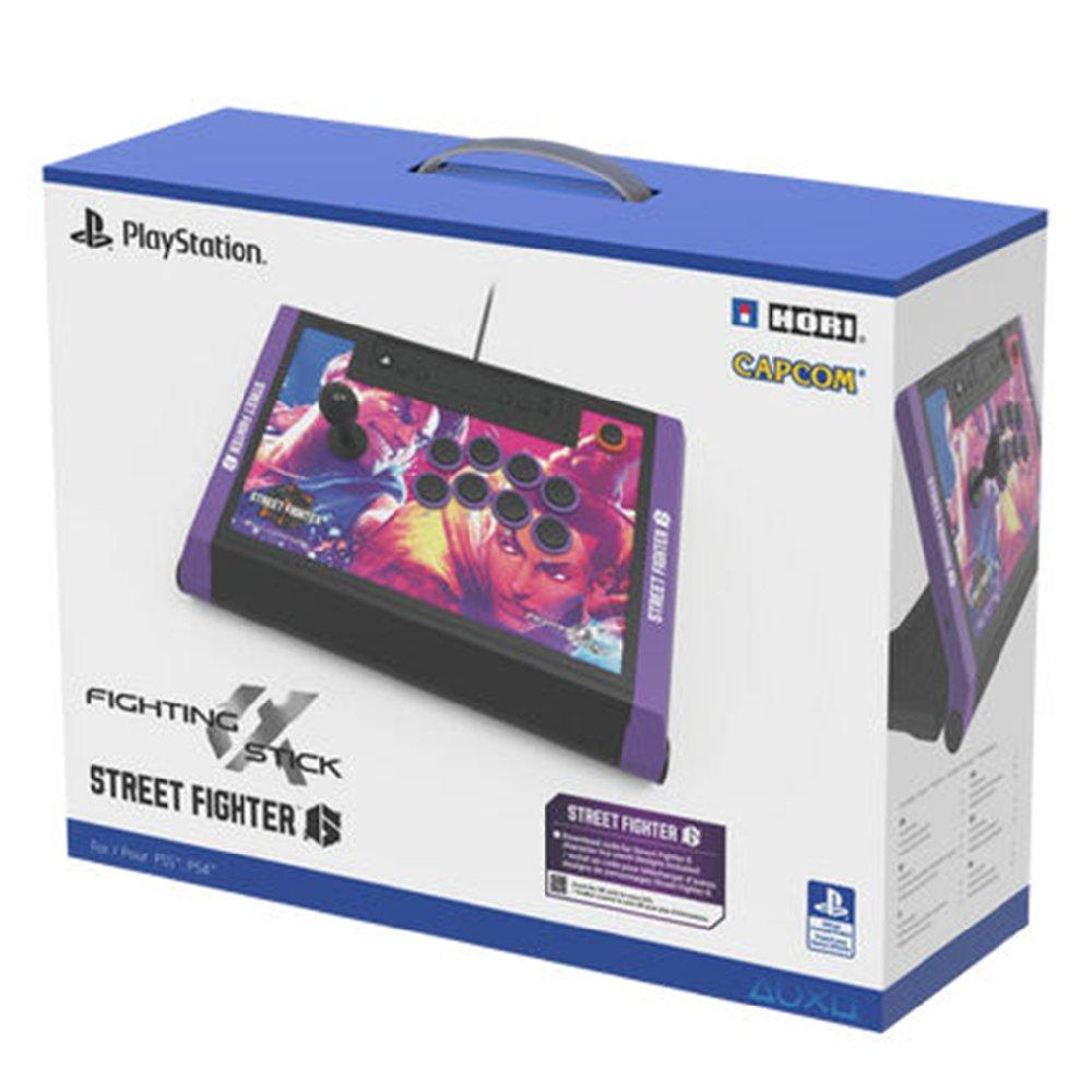 HORI PlayStation 5 Fighting Stick Alpha, 63241 - Black & Purple