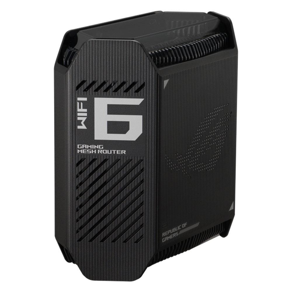 Asus ROG Rapture Mesh Router, Wi-Fi 6, Tri-Band, GT6(B-1-PK) - Black