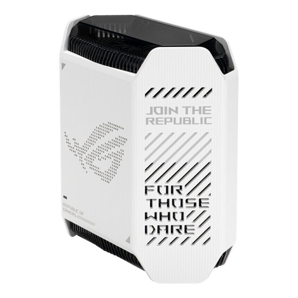 Asus ROG Rapture Mesh Router, Wi-Fi 6, Tri-Band, GT6(W-1-PK) - White