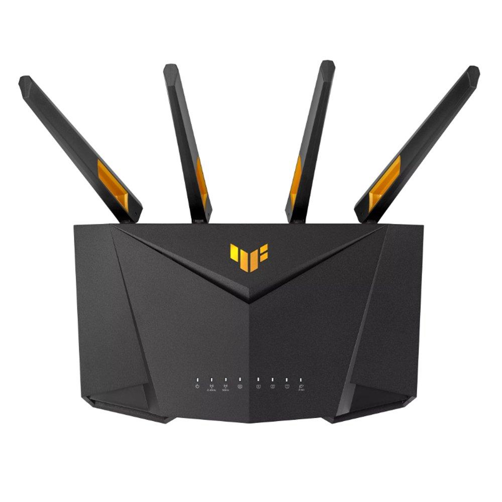 راوتر أسوس للألعاب، واي فاي 6، مزدوج النطاق، TUF-AX4200-أسود