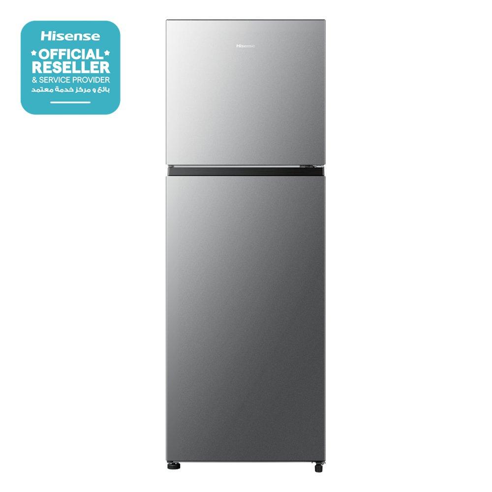 Hisense Top Mount Refrigerator, 11.3CFT, 320 Liters, RT418N4ASU1 - Silver 