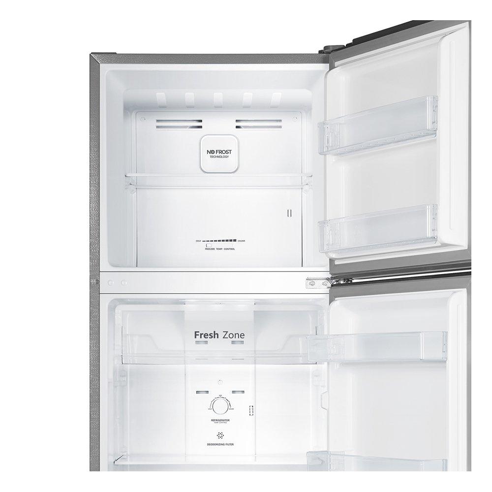 Hisense Top Mount Refrigerator, 11.3CFT, 320 Liters, RT418N4ASU1 - Silver 