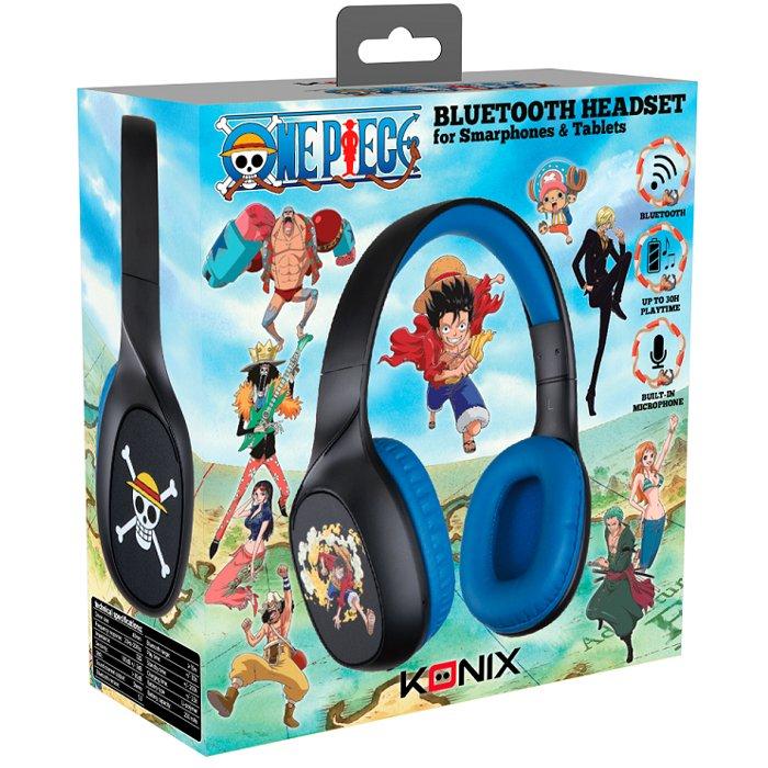 Konix One Piece Bluetooth Headset - Blue & Black