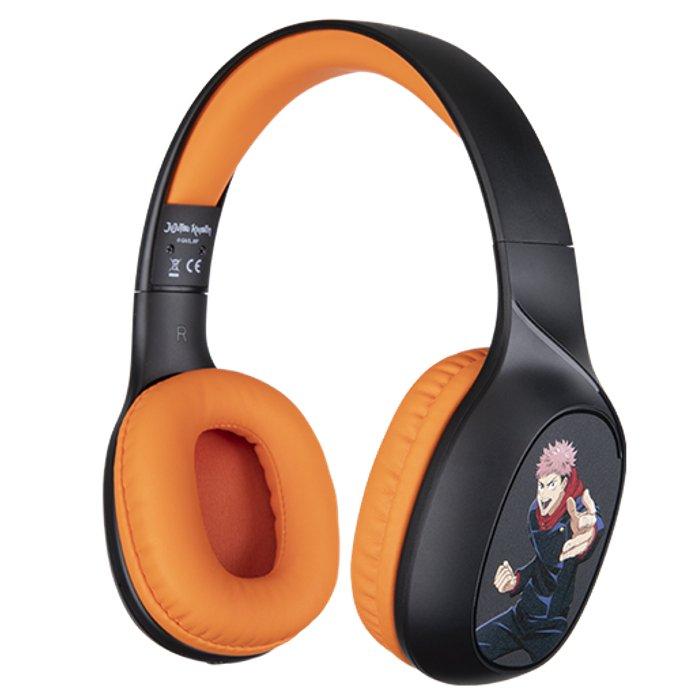 Buy Konix nintendo switch jujutsu kaisen bluetooth headset - orange and black in Kuwait