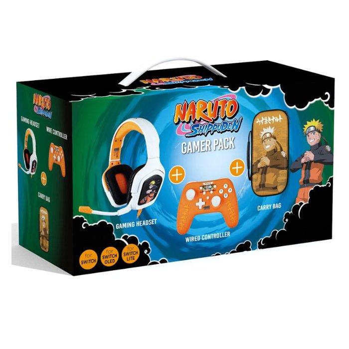 Konix Naruto Gaming Accessories Pack - White and Orange
