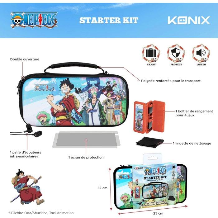 Konix Nintendo Switch One Piece Stater Kit - Multicolor