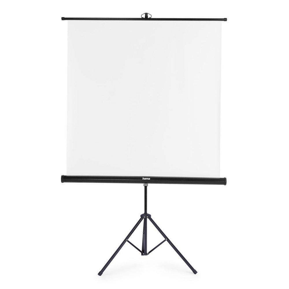 Buy Hama 125 x 125 cm tripod projector screen, 21575 – white in Kuwait