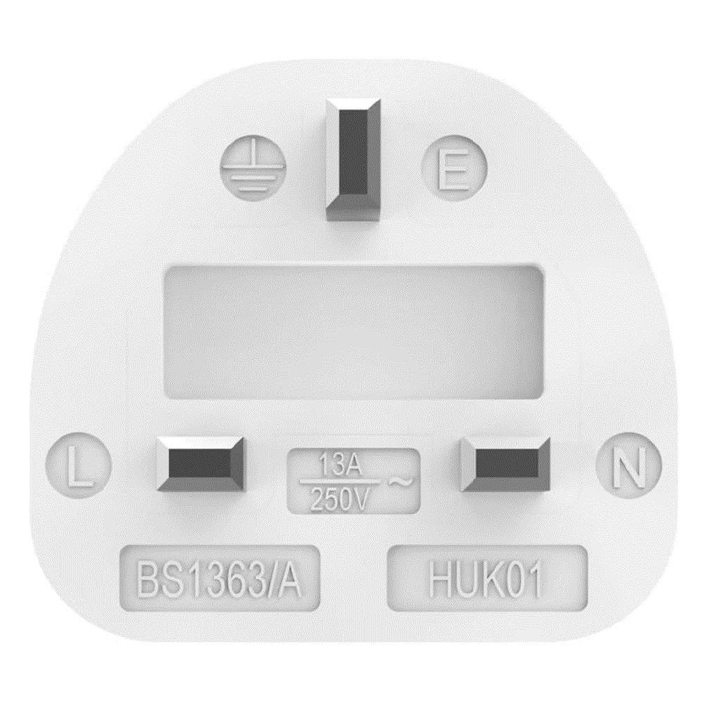 موزع كهربائي 5 مقابس بطول 2 متر مع 2 منفذ يو اس بي سي & ايه من هاما، D3223862 -  أبيض