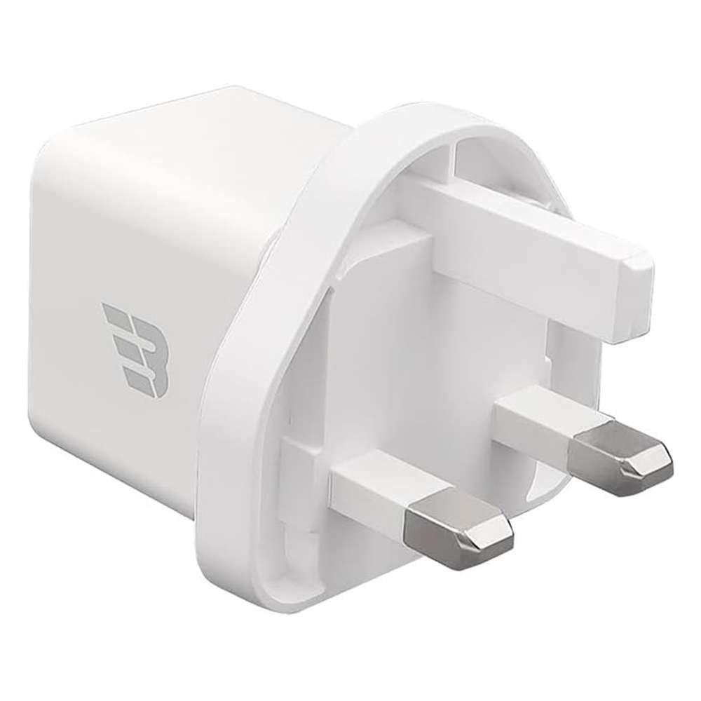 Baykron Basic Charger Dual Ports 20W USB-C & 18W USB-A Two fast charging ports - White