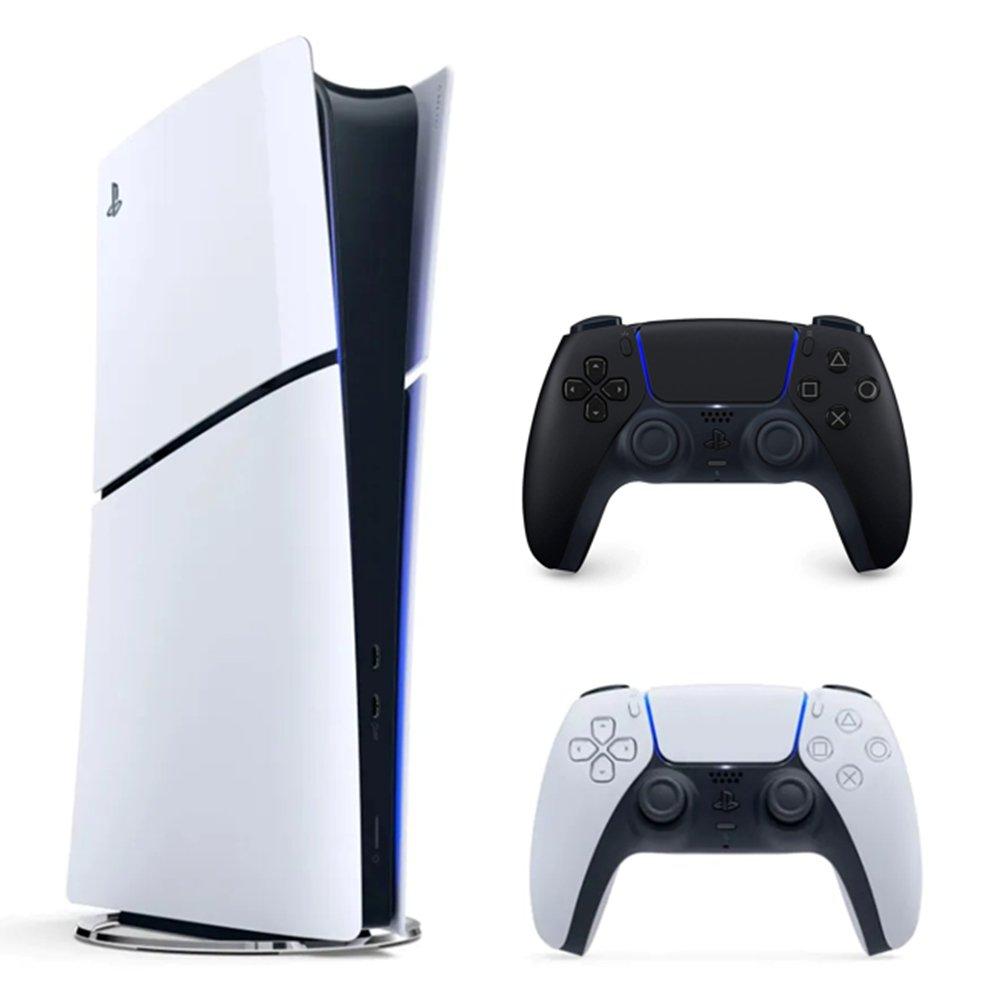 Sony PlayStation 5 Slim Digital Console + DualSense Wireless Midnight Black Controller