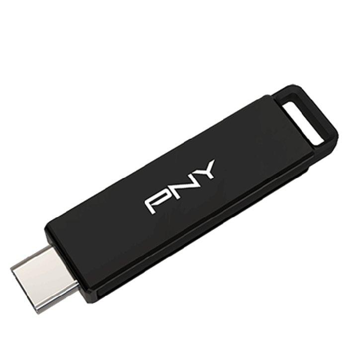 PNY Elite-X Type-C USB 3.2 Gen 1 Flash Drive, 128GB, P-FDI128ELTXC-GE - Black 